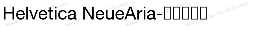 Helvetica NeueAria字体转换